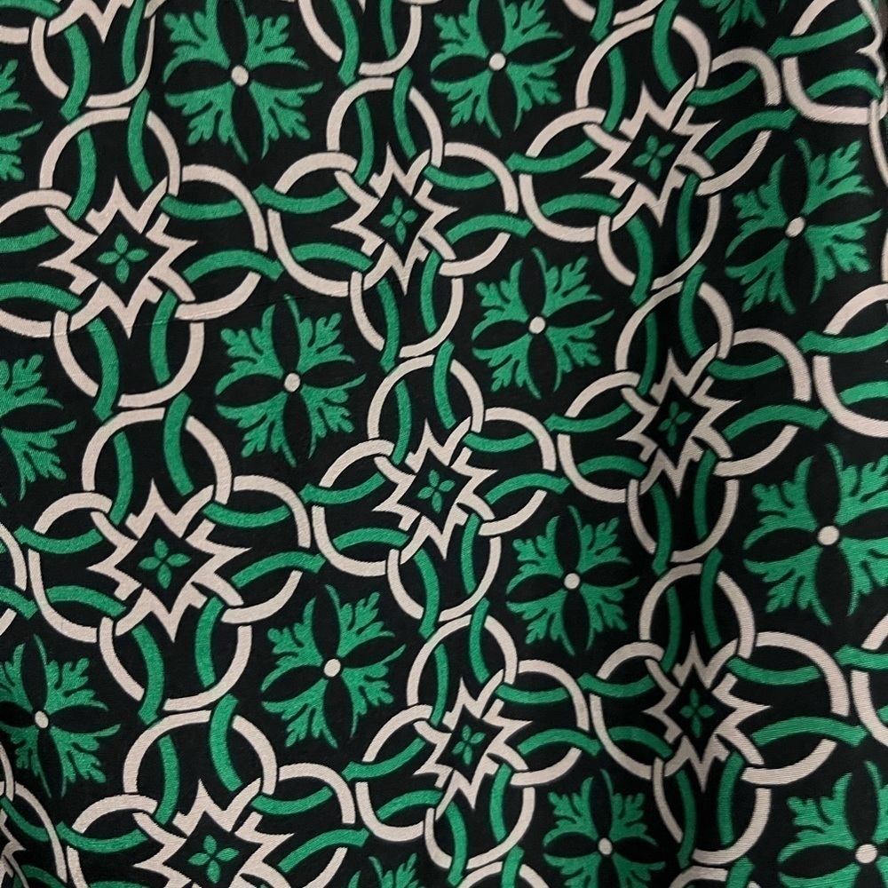 J. Crew 100% Silk Lattice Work Dress Size 2 - Picture 5 of 8